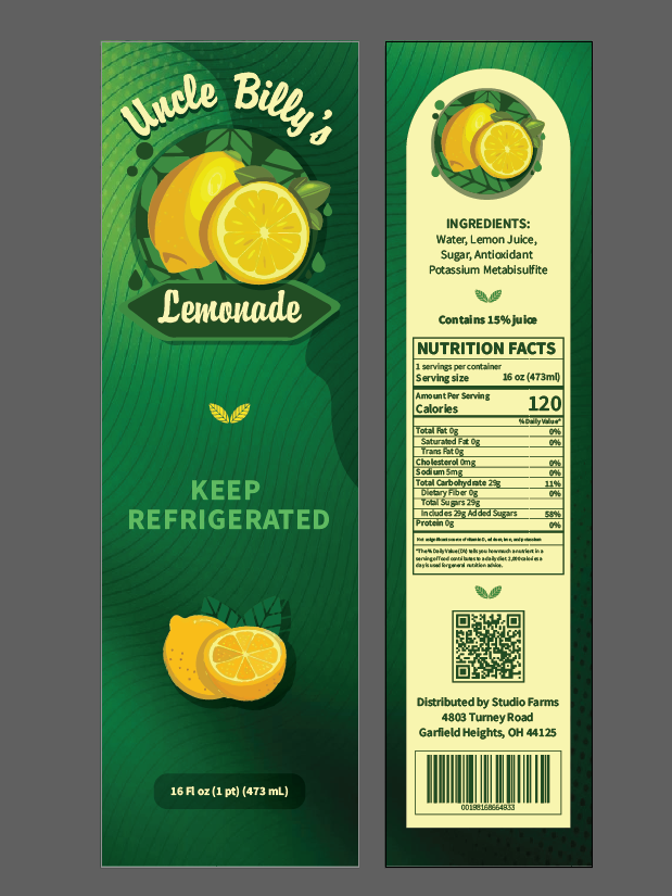 Uncle Billy’s Lemonade
