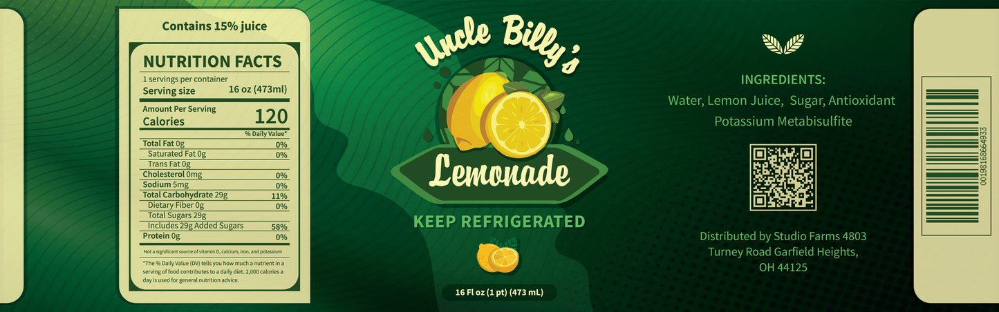 Uncle Billy’s Lemonade
